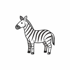 zebra vector illustration