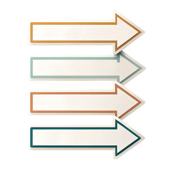 Set of Directional Arrows with Minimalist Design