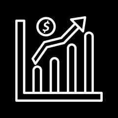 Money Growth Vector Icon