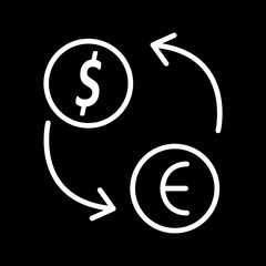 Currency Exchange Vector Icon