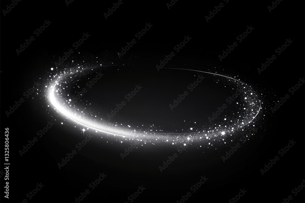 Wall mural a glowing light effect illustration background design.
