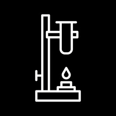 Bunsen Burner Vector Icon