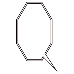 シンプルな通話吹き出し