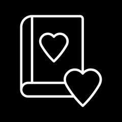Love journal Vector Icon
