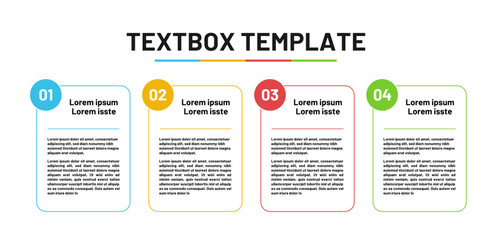 Textbox Infographic design