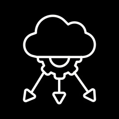 Network Load Balancing Vector Icon
