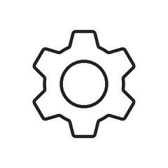 Setting and setup thin line icons. Editable stroke and Perfect pixel on transparent background