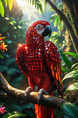 parrot on a branch