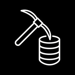 Data Mining Vector Icon