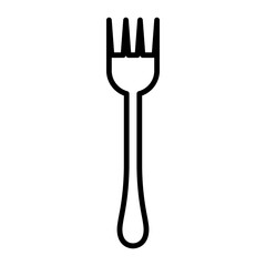 Durable Fork for Eating and Serving