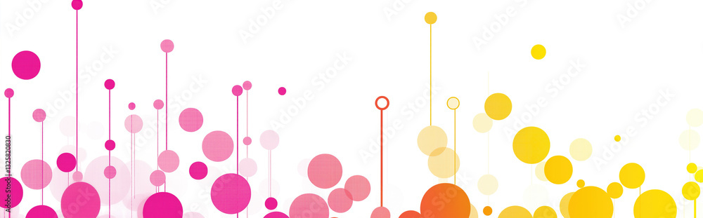 Poster abstract background with dots