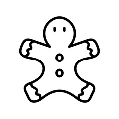 Gingerbread man on Christmas Eve