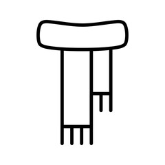 Scarf wrap design to cover the neck