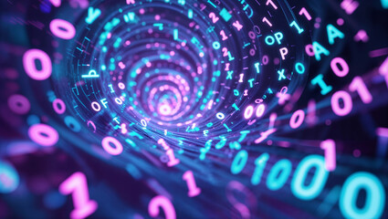 binary code background