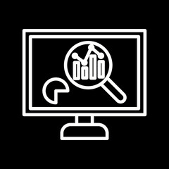 Social Media Analytics Vector Icon