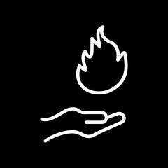 Hand warmers Vector Icon