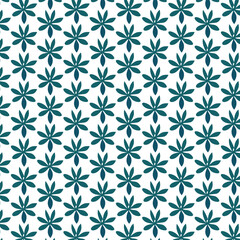 vector seamless pattern with flowers