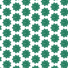 vector seamless pattern with flowers