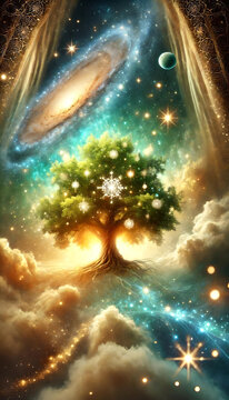The Divine Lote Tree (Sidrat al-Muntaha)

