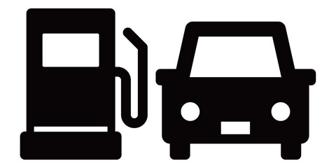 ガソリン給油のアイコン