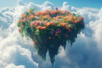 Floating Floral Island