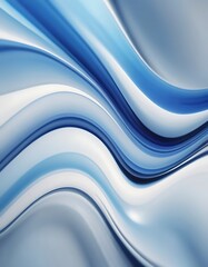 Obraz premium Abstract Fluid Blue White color shapes. Pastel Colored Background,backgrounds, curve, flowing, futuristic, glowing, horizontal, liquid, no people, photography, spectrum, splashing, 946
