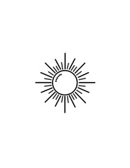 sun tattoo