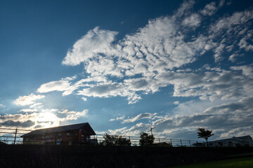 Sky with Clouds at Sunset