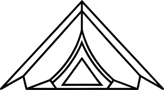 recommend clip art: camping tent line art vector,camping tent outline coloring book page line art drawing