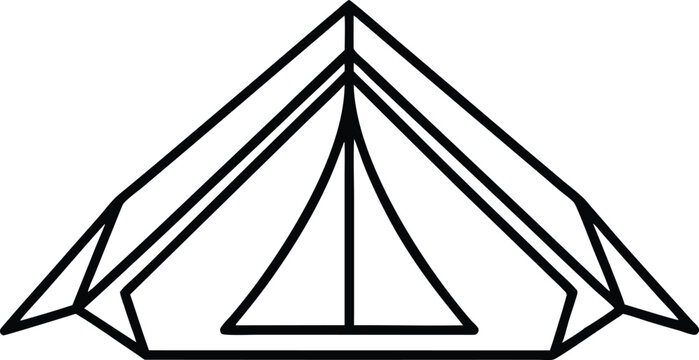 recommend clip art: camping tent line art vector,camping tent outline coloring book page line art drawing