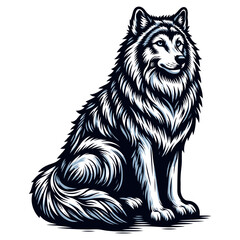 Wolf vector and illustrations.