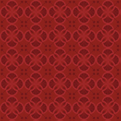 Geometric red pattern