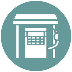 Vector Design Gas Station Icon Style