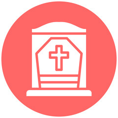 Obraz premium Vector Design Cemetery Icon Style