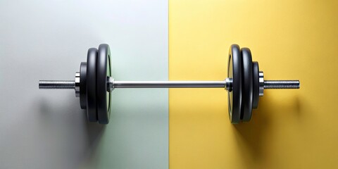 Silhouette T-Bar Row, Minimalist Fitness, Gym Equipment, Weightlifting, Workout, Flat Lay Photography