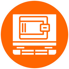 Vector Design Online Wallet Icon Style