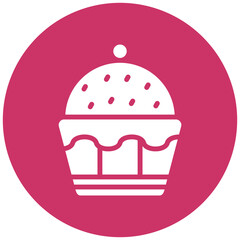 Vector Design Cupcake Icon Style
