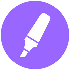 Vector Design Highlighter Icon Style