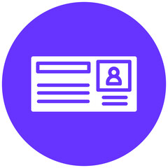 Vector Design Student Card Icon Style