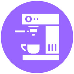 Vector Design Coffee Machine Icon Style