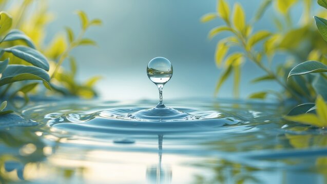 Hydration and Growth The Perfect Balance of Water and Nature.