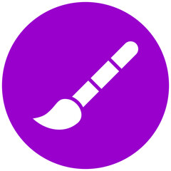 Paintbrush Vector Design Icon Style