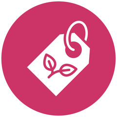 Eco Label Vector Design Icon Style