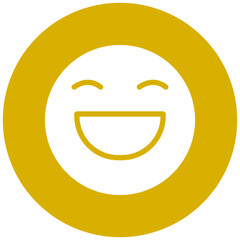 Vector Design Happy Icon Style