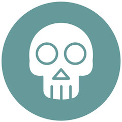 Vector Design Skull Icon Style