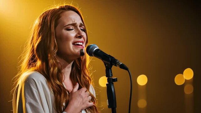 a female worship leader