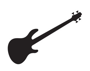 bass guitar silhouette