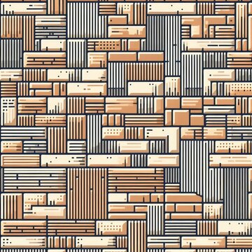 Brick Wall Pattern A pattern resembling a brick wall with stagge