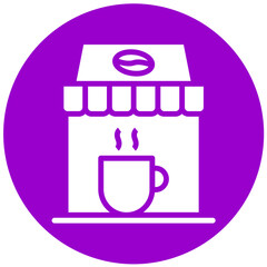 Vector Design Coffee Shop Icon Style