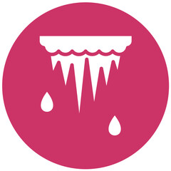 Vector Design Icicle Icon Style
